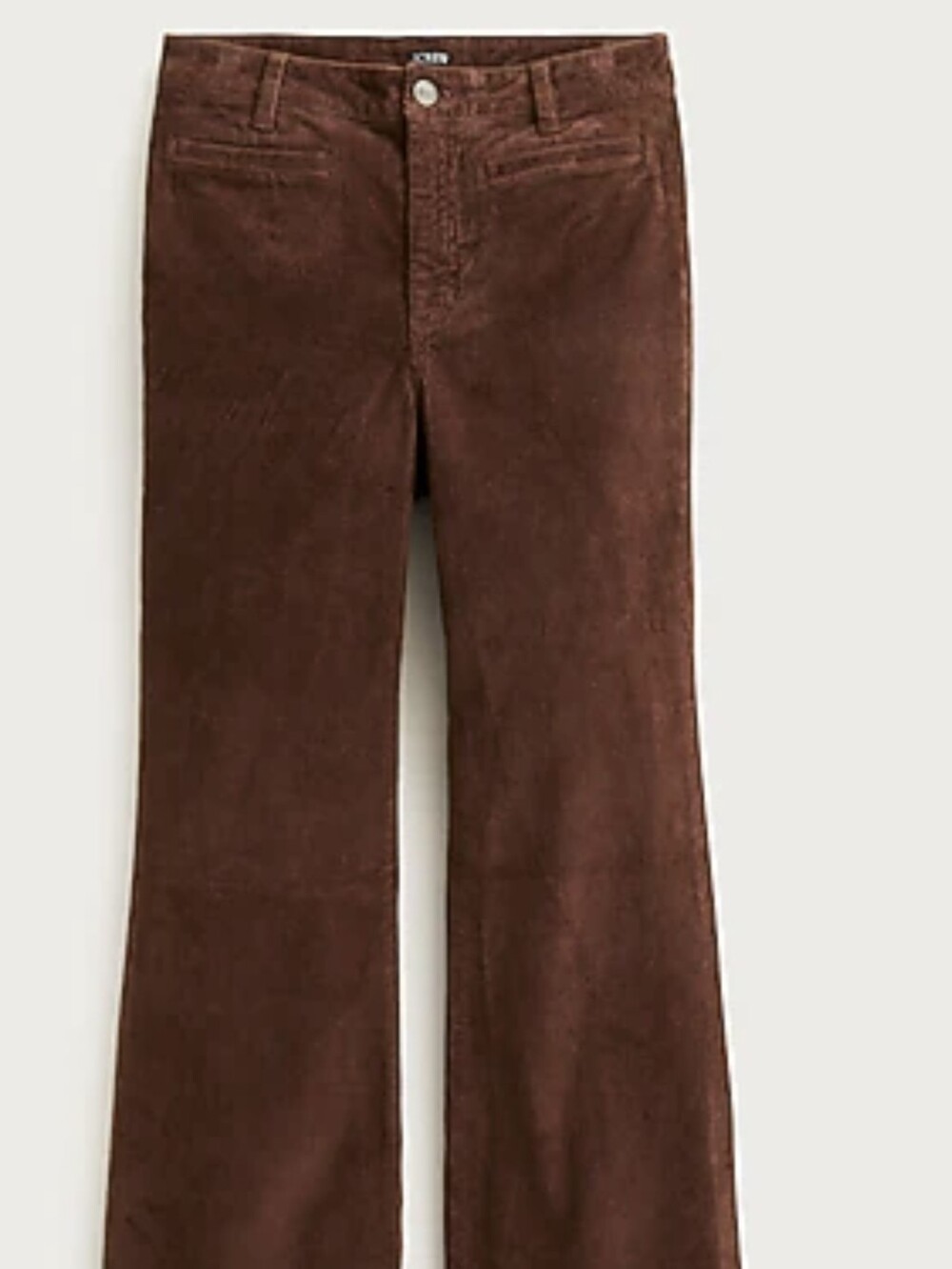 J. Crew French Roast Corduroy Flare Pants